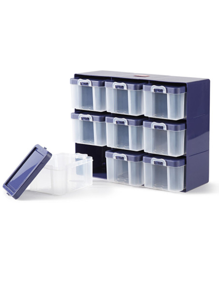Storage locker with 9 boxes