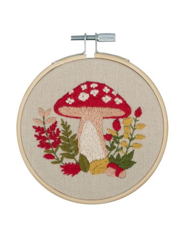 Embroidery kit - Mushroom