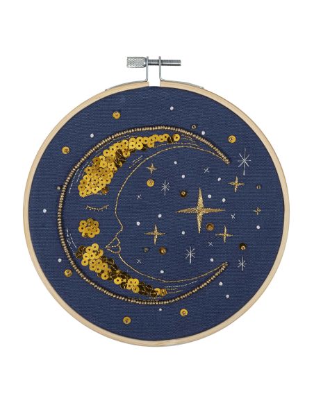 Embroidery Kit - Moon