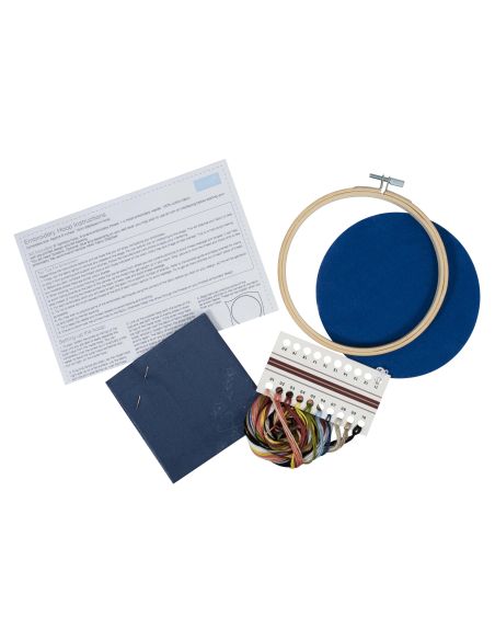 Embroidery kit - Butterflies and beetle
