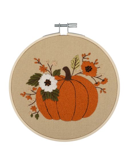 Embroidery Kit - Pumpkin