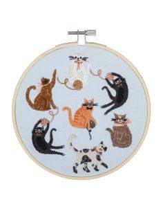 Embroidery kit - Cats