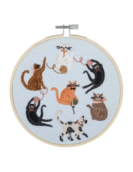 Embroidery kit - Cats