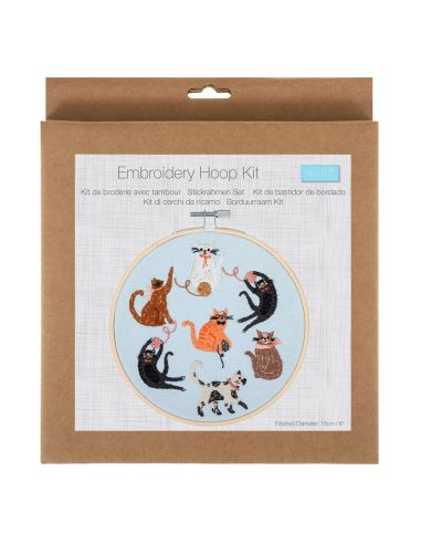 Embroidery kit - Cats