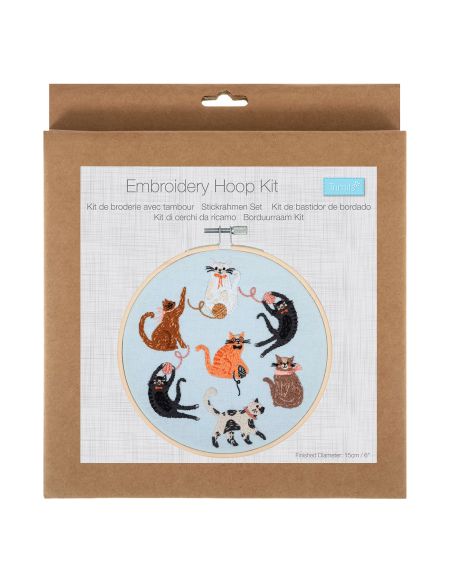 Embroidery kit - Cats
