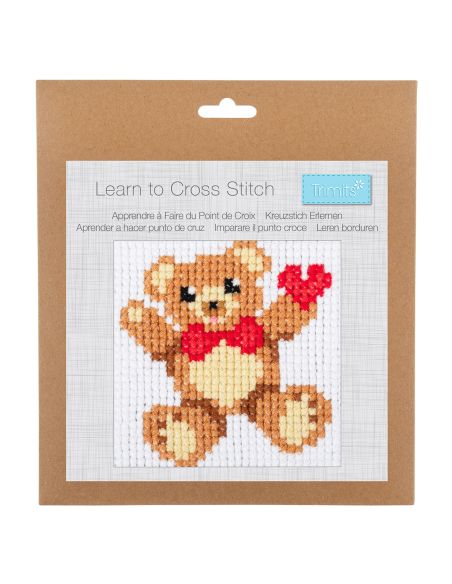 Counted Cross Stitch Kit - Teddy Bear