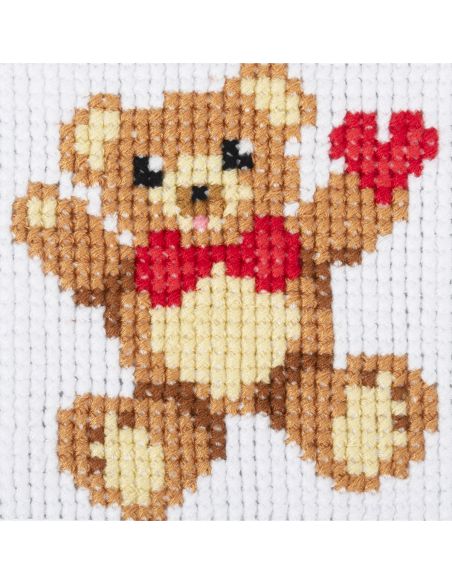 Counted Cross Stitch Kit - Teddy Bear