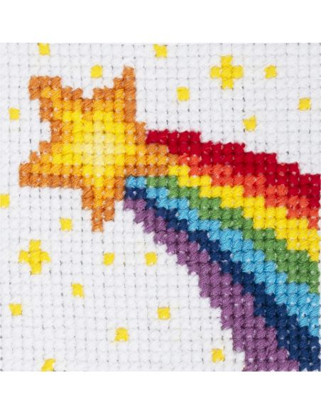 Counted Cross Stitch Kit - Rainbow