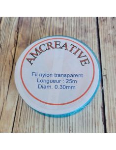 Nylon thread for beads 0.30 mm - Transparent 2
