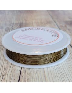 0.38 mm wire for beads - Gold