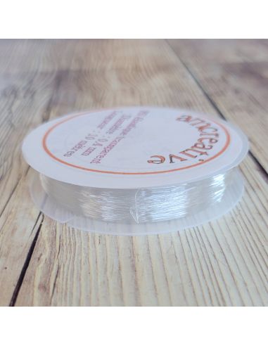 Elastic thread for beads 0.40 mm - Transparent