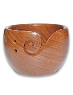 Shessham wood yarn bowl durable