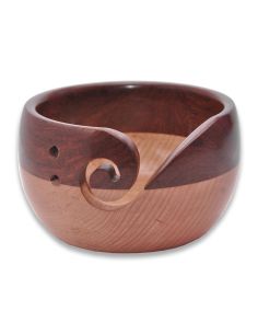 Beech and sheesham wood yarn bowl Durable