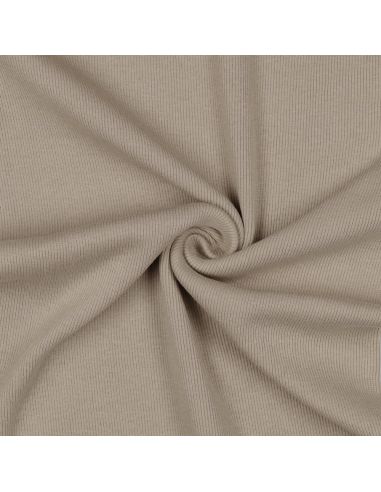 Ribbed jersey ribbed fabric - Sand