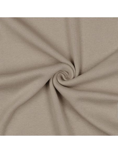 Ribbed jersey ribbed fabric - Sand