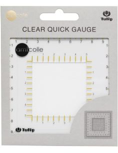 Transparent gauge with Tulip sample
