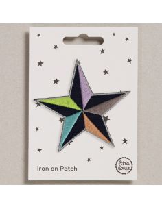 Iron-on patch - Colorful star