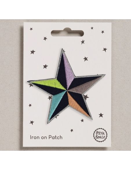 Iron-on patch - Colorful star