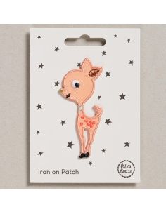 Iron-on patch - Pink doe