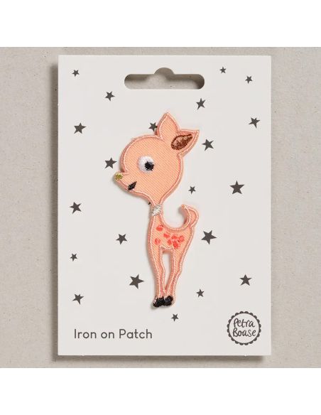 Iron-on patch - Pink doe