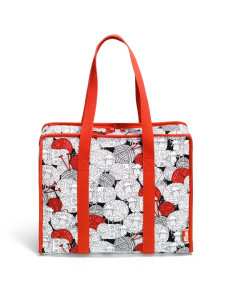 All-in-one multi-pocket bag L Cool Wool 2