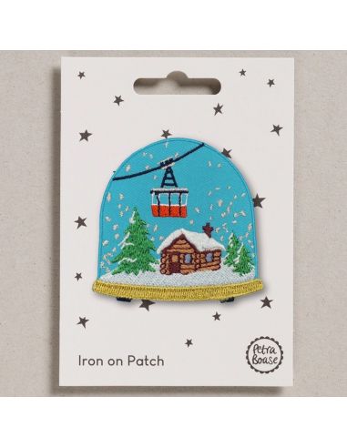 Iron-on patch - Snow globe