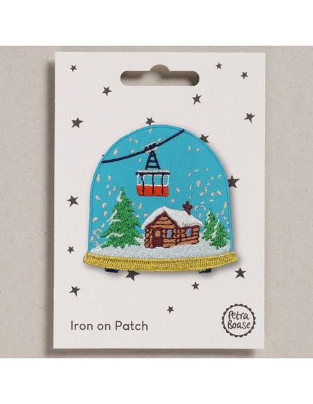 Iron-on patch - Snow globe