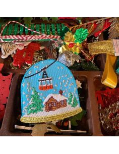 Iron-on patch - Snow globe 2
