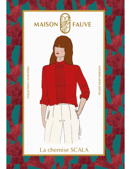 Patron de chemisier Scala - Maison Fauve