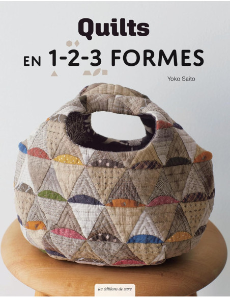 Book quilts in 1-2-3 shapes