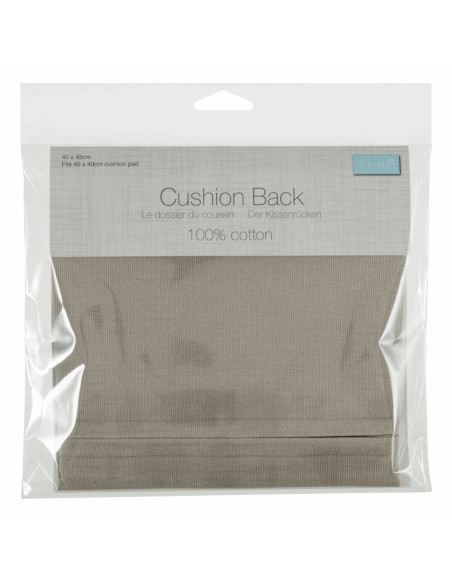 Cushion back with closure - Natural