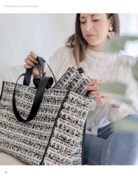 Book on trendy bags & pouches to sew