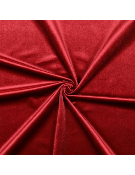 Luxury velvet upholstery fabric - Bordeaux