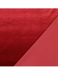 Luxury velvet upholstery fabric - Bordeaux 2