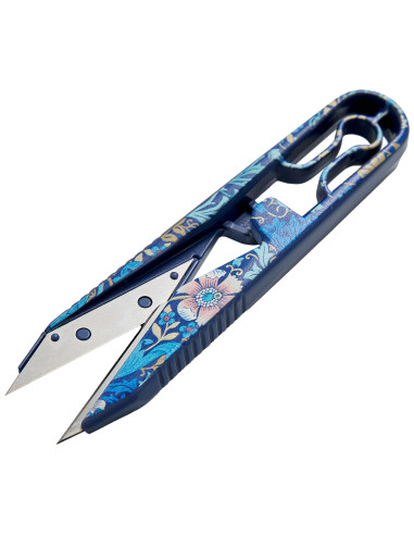 11 cm Thread Cutter - Blue Flowers Collection