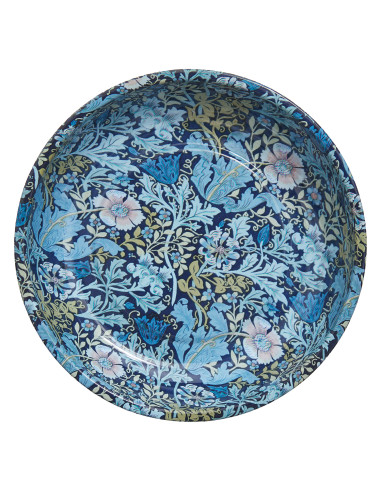 Coupelle aimantée pour aiguilles et épingles - Collection fleurs bleues