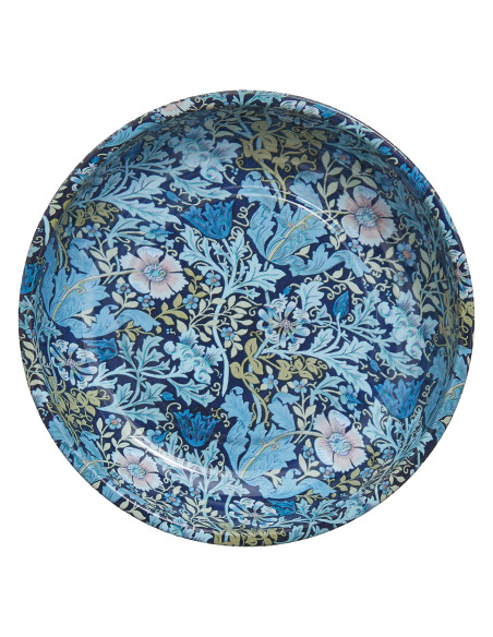 Coupelle aimantée pour aiguilles et épingles - Collection fleurs bleues