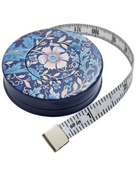 150 cm retractable tape measure - Blue flowers collection