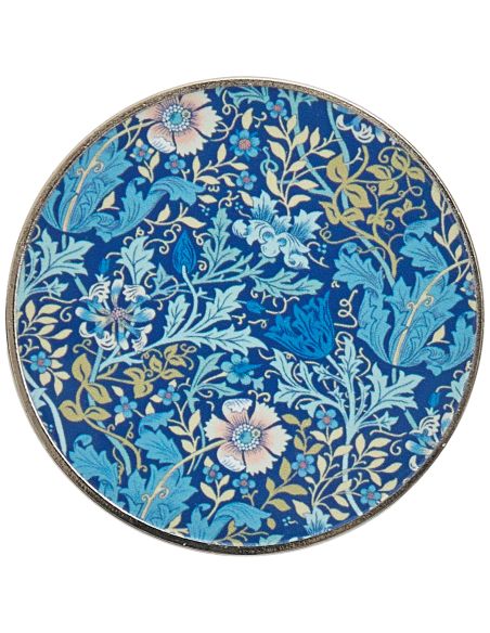 Set of 2 pattern weights - Blue flower collection
