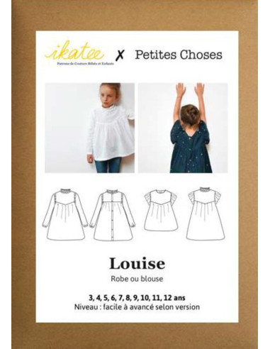 Louise Dress and Blouse Pattern - Ikatee