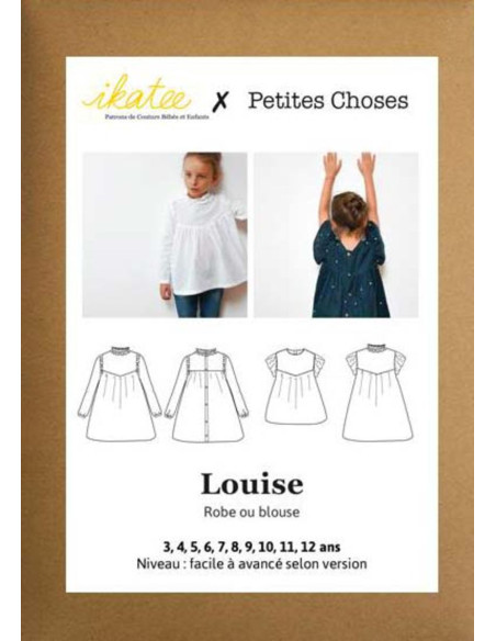 Louise Dress and Blouse Pattern - Ikatee