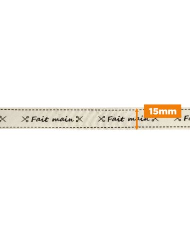 Taffeta ribbon labels - Handmade ✂️