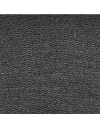 Herringbone wool coat fabric - Black