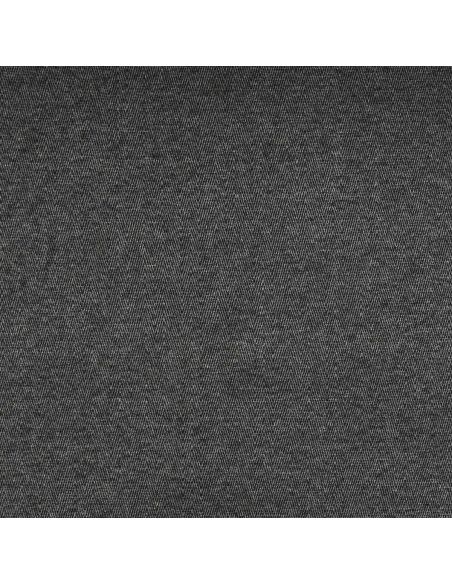 Herringbone wool coat fabric - Black
