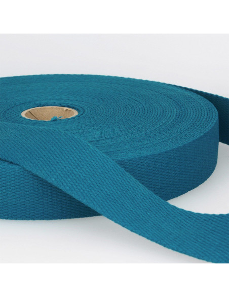 Cotton strap for bags - Petrol blue