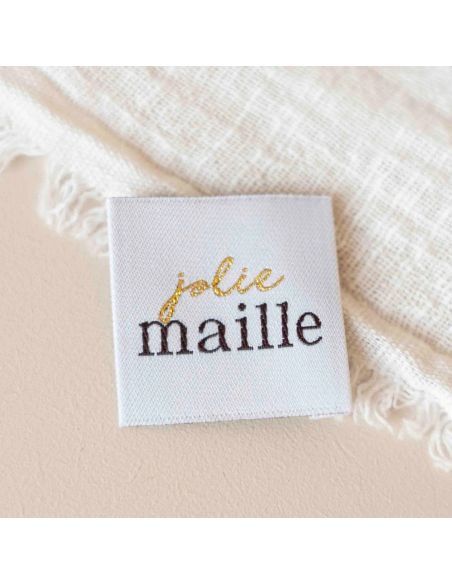 Woven label to sew Pretty knit