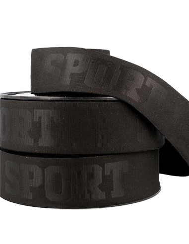 Elastic sports boxer - Black