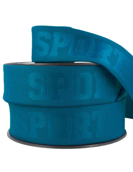 Elastic sports boxer - Denim blue