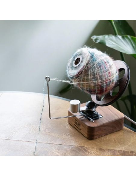 Premium walnut wood yarn winder