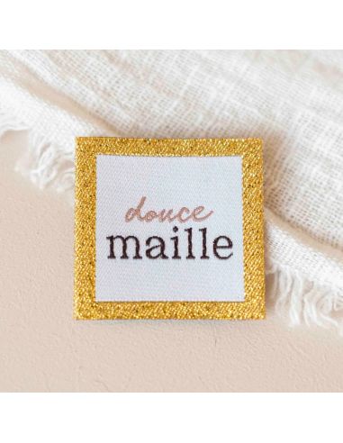 Woven label to sew Soft knit